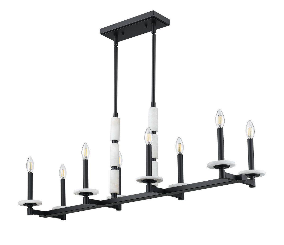 Suspension linéaire Kaden - Or moderne 8 by Z-Lite | Luminaires & cie
