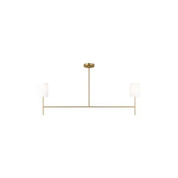 Suspension linéaire Key - Laiton bruni by Visual Comfort Studio | Luminaires & cie