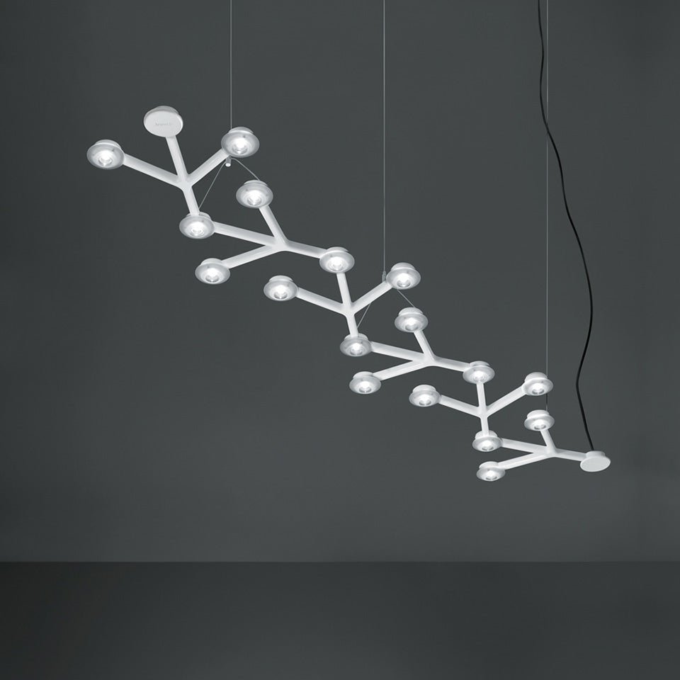Suspension linéaire LED Net - Linéaire 49" Régulier (60") by Artemide | Luminaires & cie