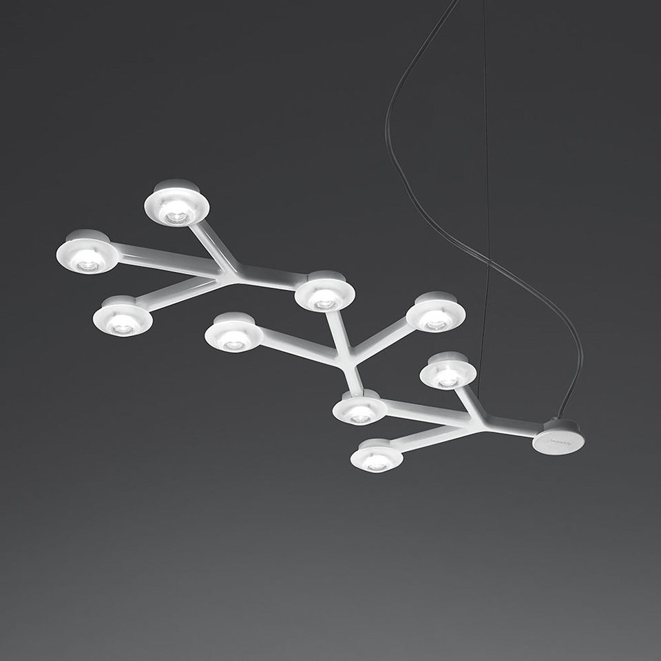 Suspension linéaire LED Net - Linéaire 26" Long (180") by Artemide | Luminaires & cie