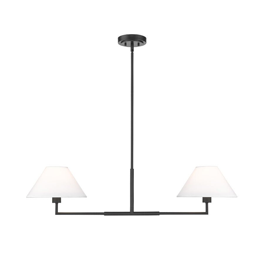 Suspension linéaire Leila - Noir mat 42" by Z - Lite | Luminaires & cie