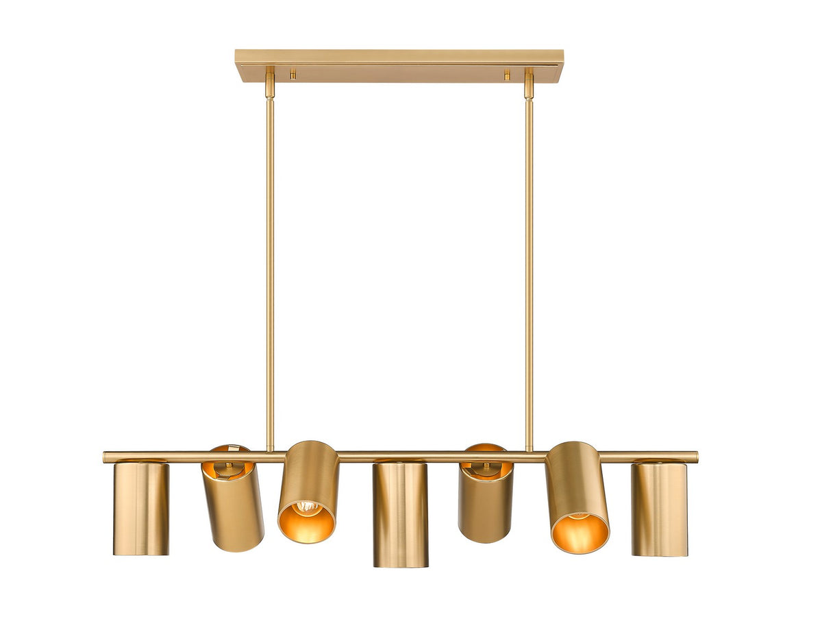 Suspension linéaire Lumina Or moderne, 42" – vue 5