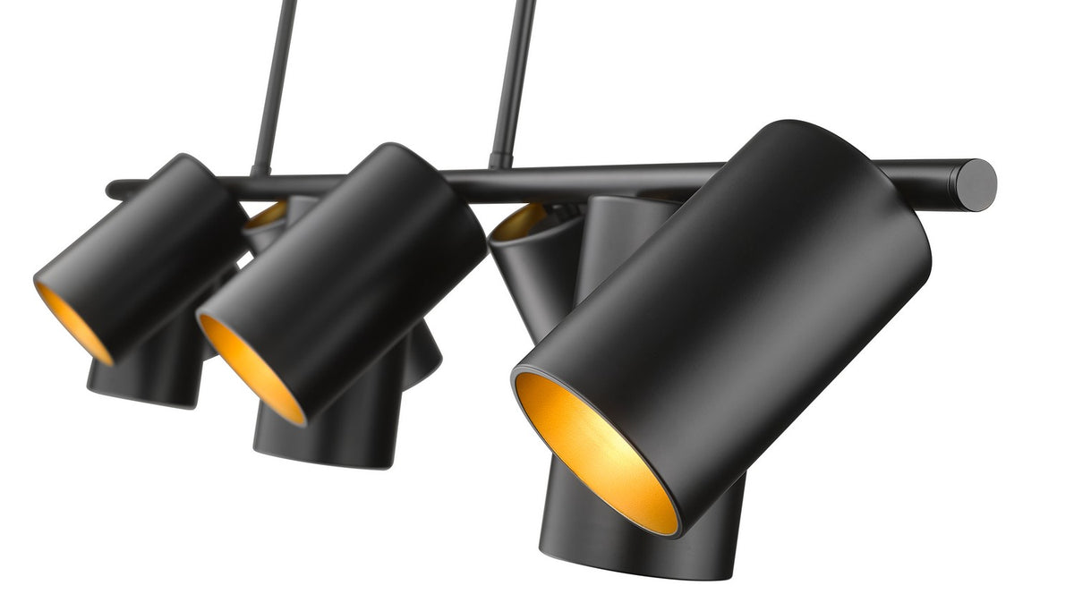 Suspension linéaire Lumina Noir mat, 55" – vue 5