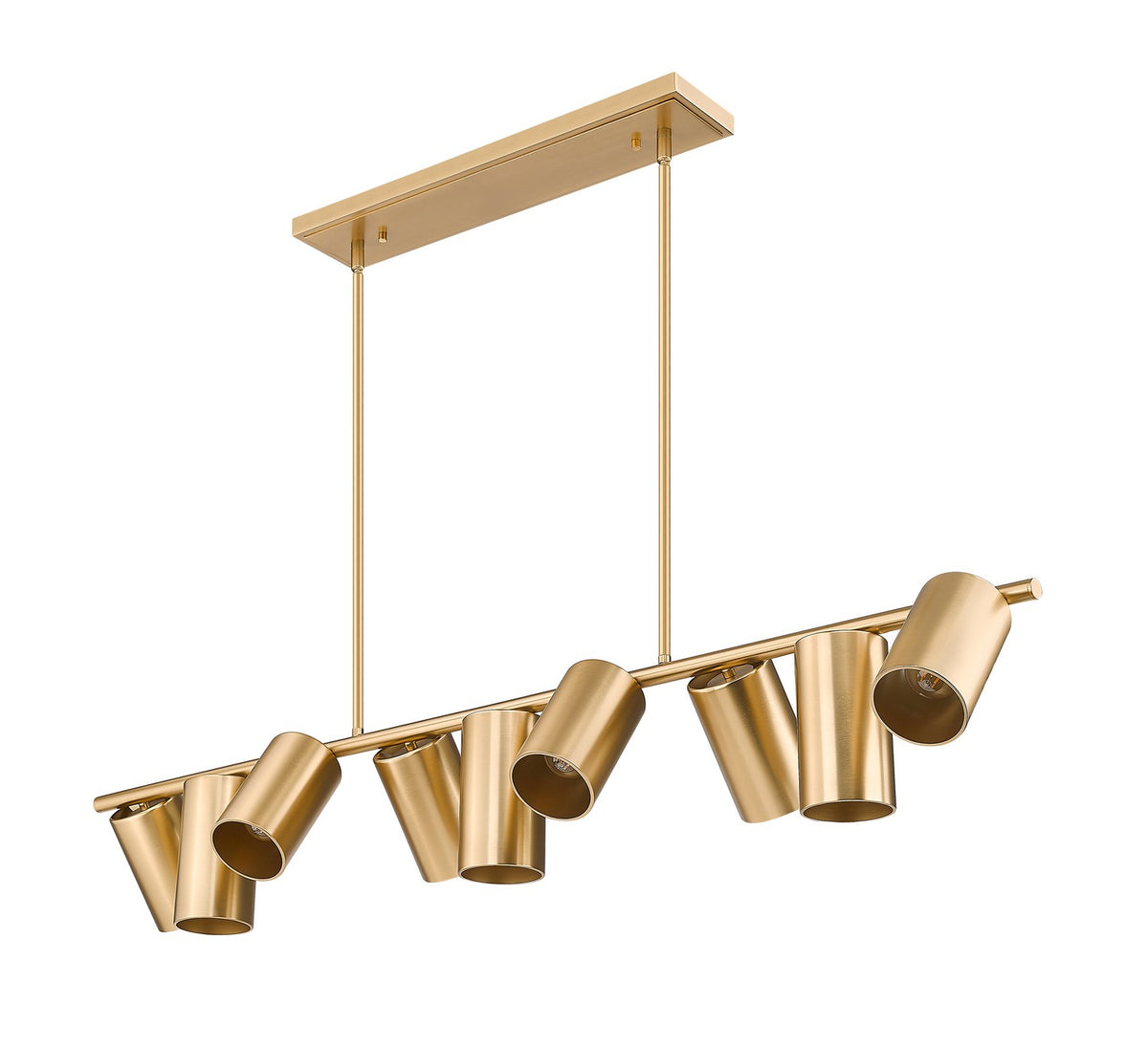 Suspension linéaire Lumina Or moderne, 55" – vue 4