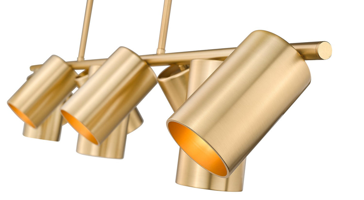Suspension linéaire Lumina Or moderne, 55" – vue 5