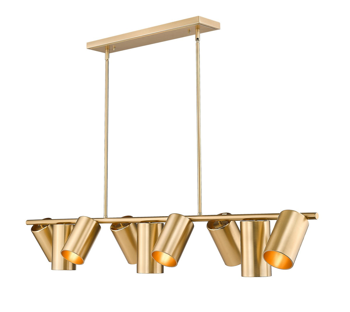 Suspension linéaire Lumina Or moderne, 55" – Z-Lite
