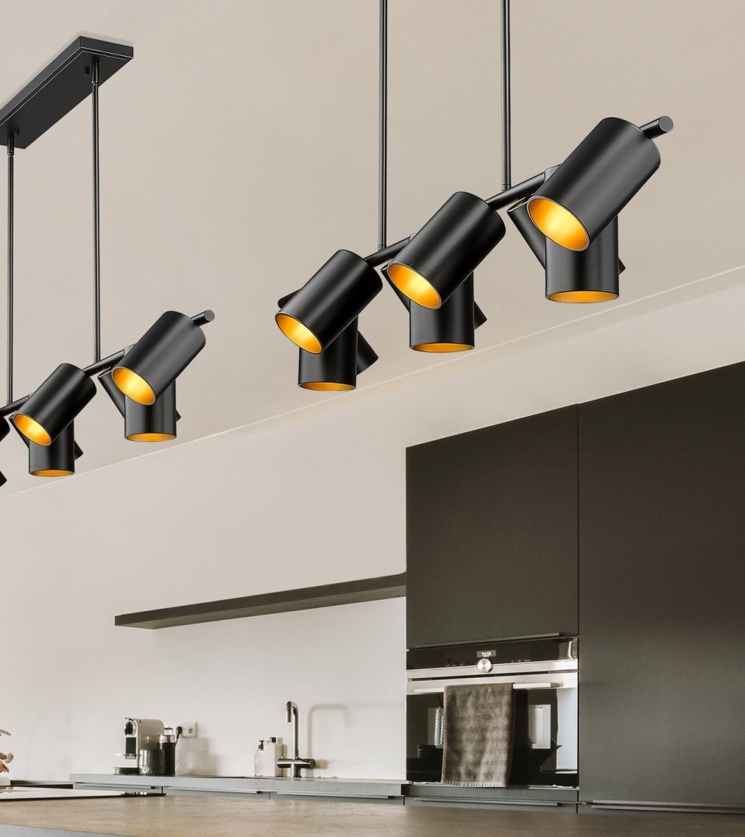 Suspension linéaire Lumina - Or moderne 55" by Z-Lite | Luminaires & cie