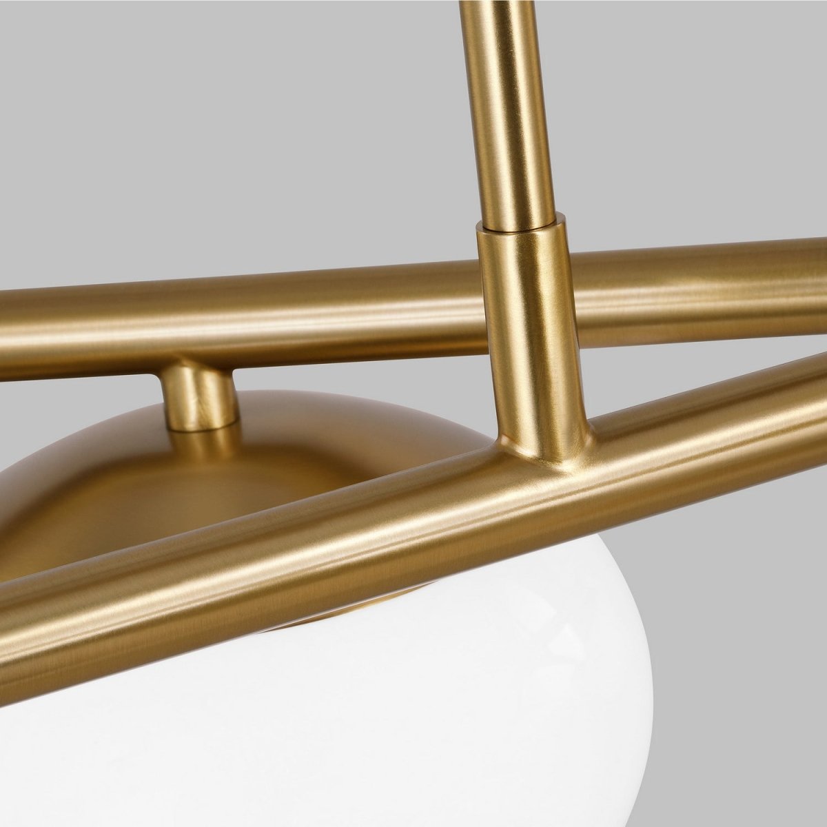 Suspension linéaire Lune - Laiton bruni 6 by Visual Comfort Studio | Luminaires & cie