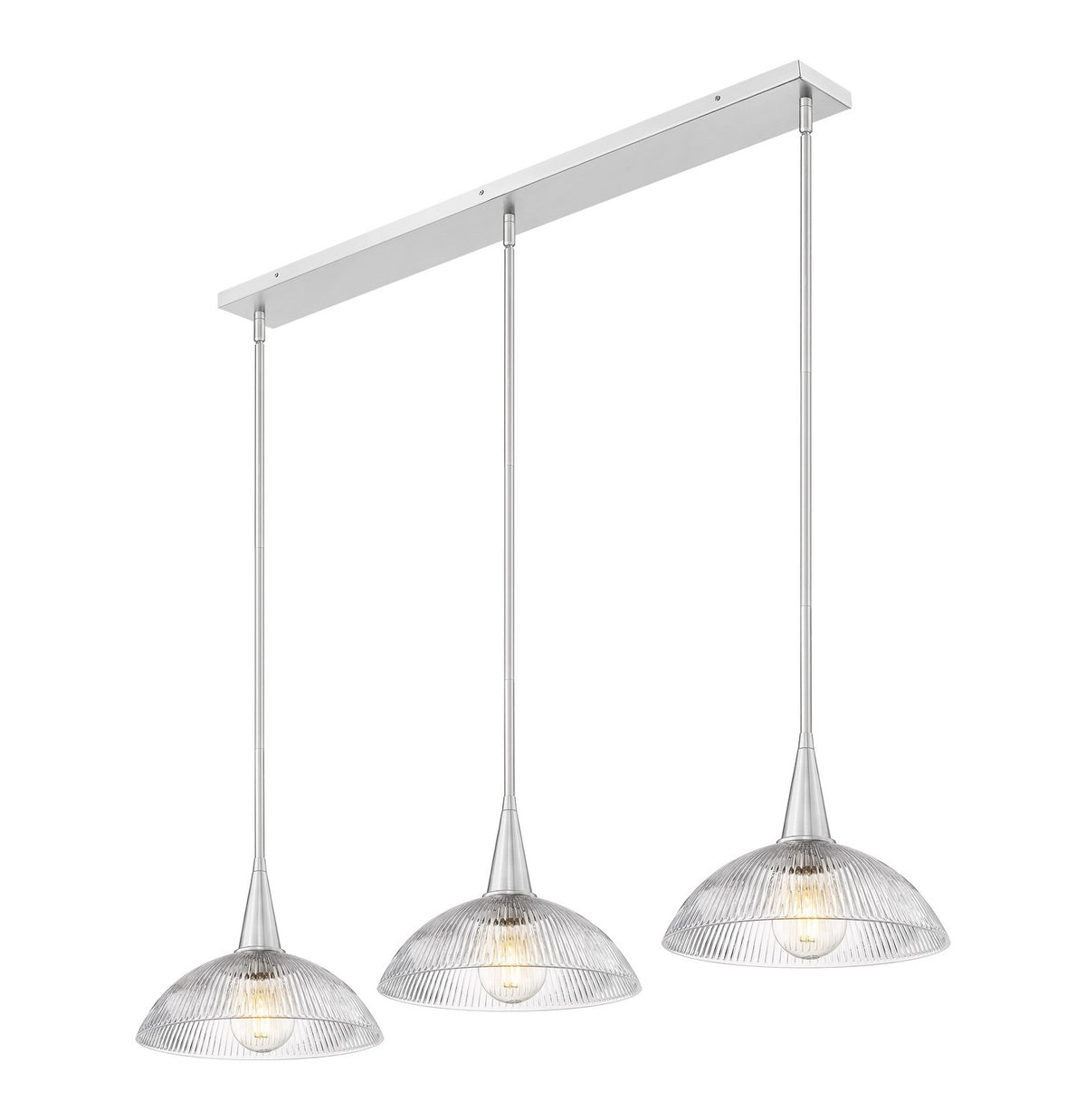 Suspension linéaire Lunelle Nickel brossé – Z-Lite