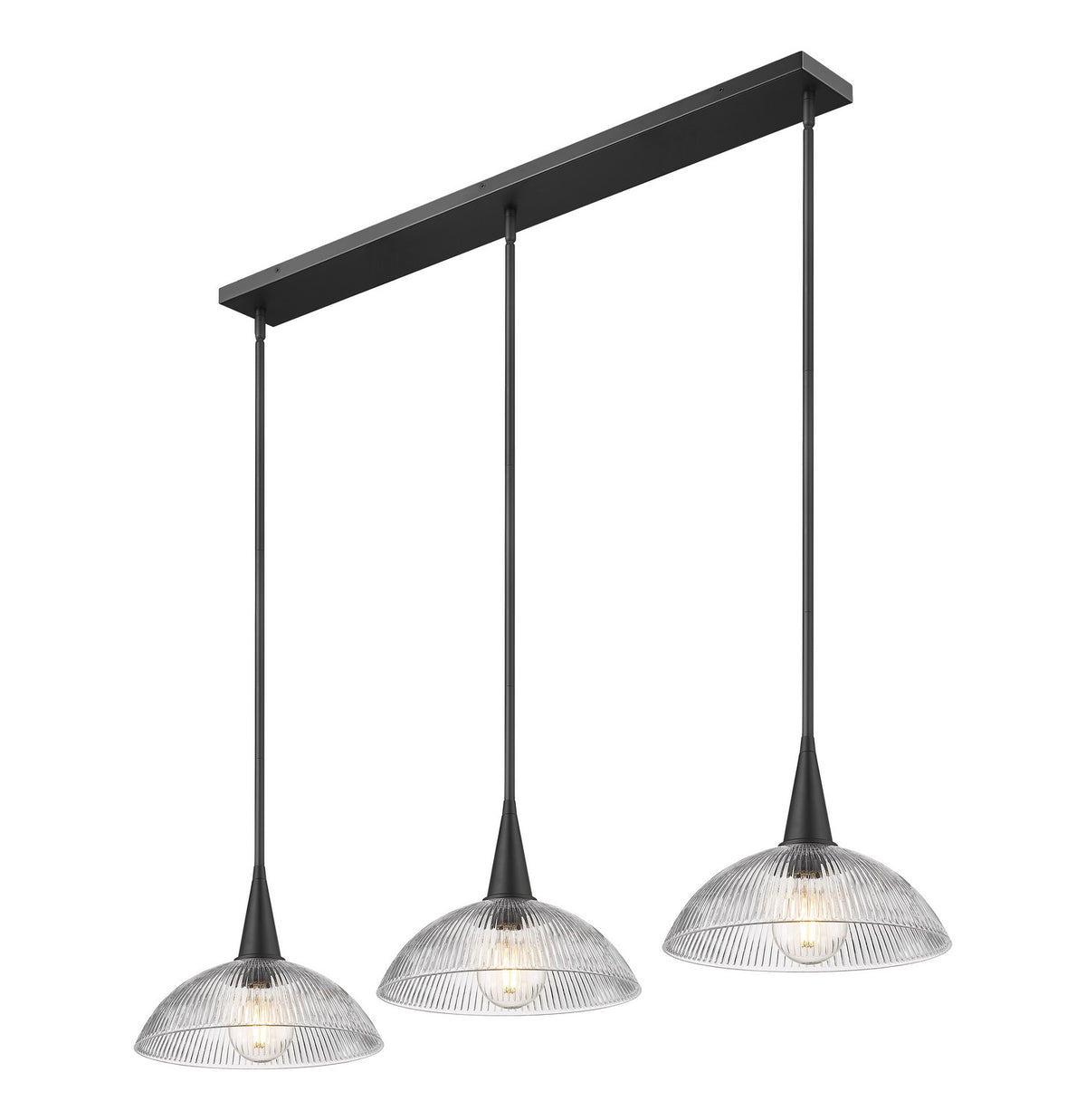 Suspension linéaire Lunelle Noir mat – Z-Lite