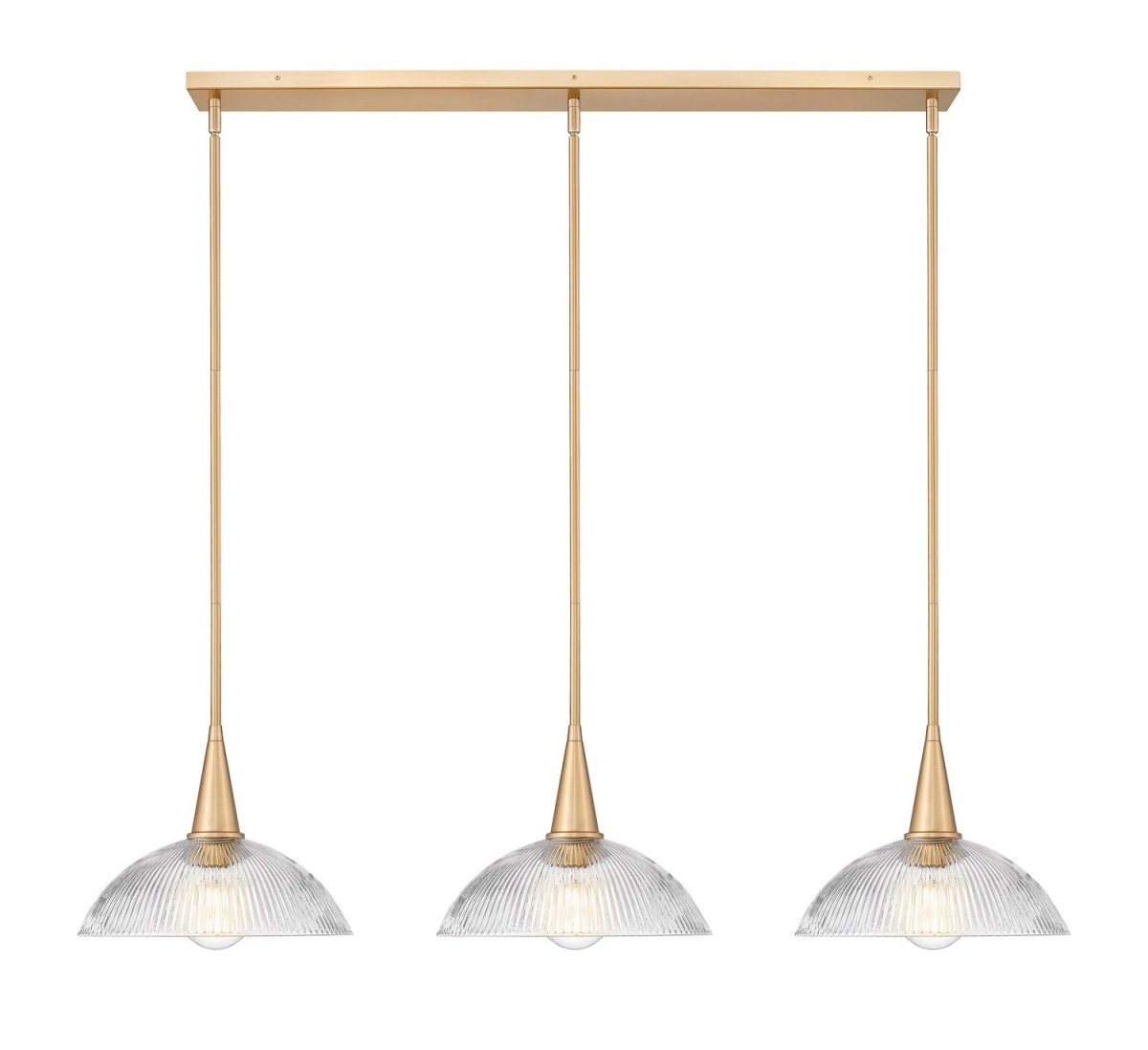 Suspension linéaire Lunelle - Or moderne by Z-Lite | Luminaires & cie