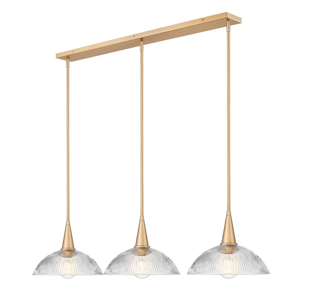 Suspension linéaire Lunelle - Or moderne by Z-Lite | Luminaires & cie