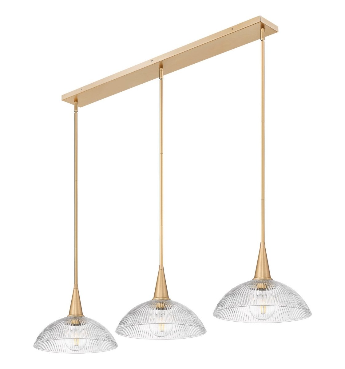 Suspension linéaire Lunelle - Or moderne by Z-Lite | Luminaires & cie