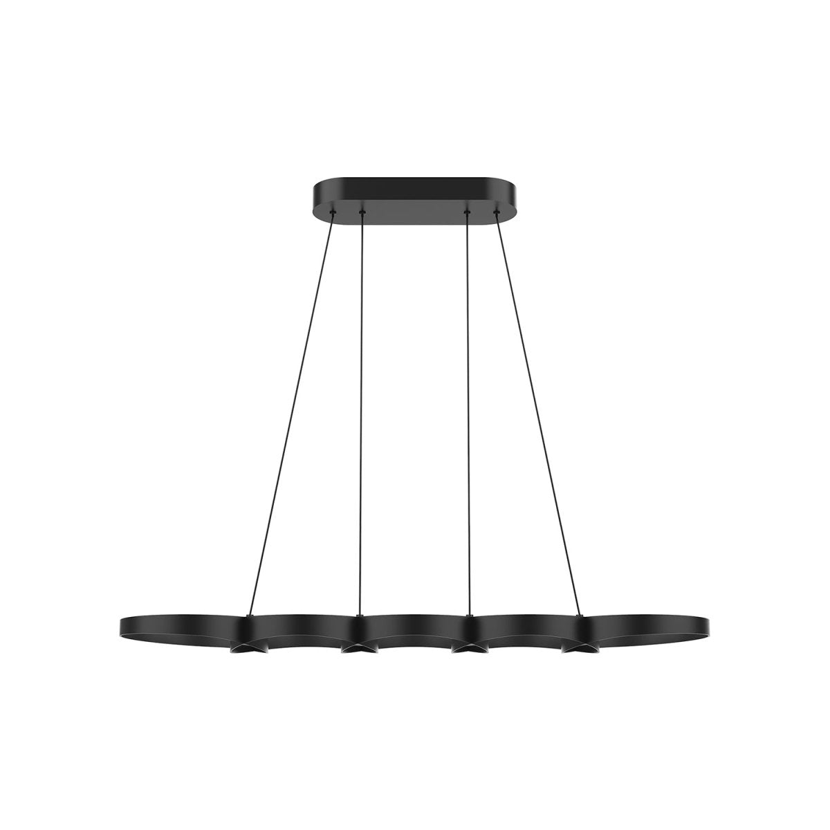 Suspension linéaire Maestro - Noir by Kuzco Lighting | Luminaires & cie
