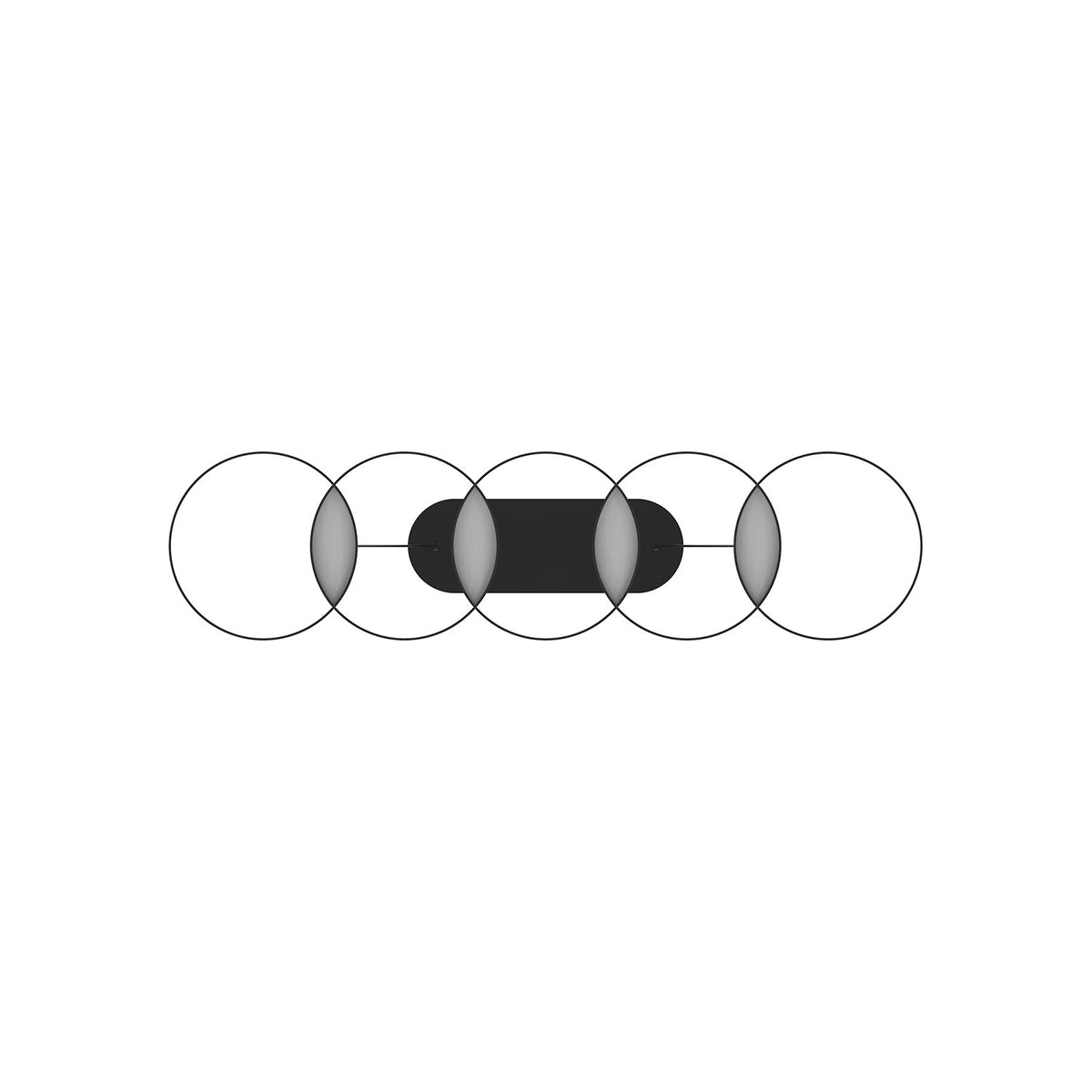 Suspension linéaire Maestro Noir – vue 4