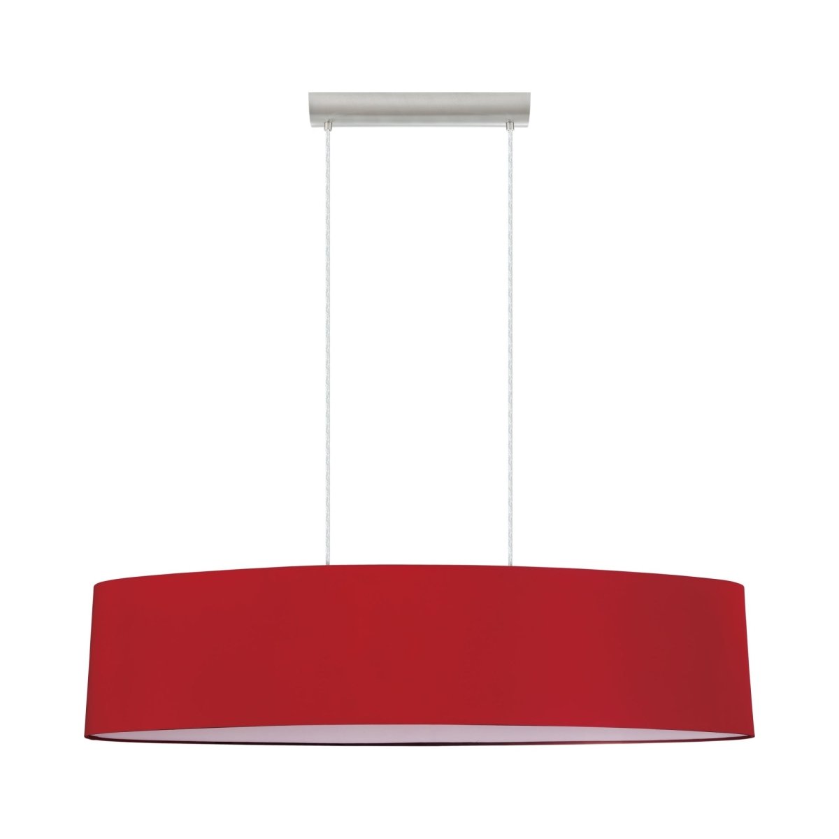 Suspension linéaire Mandana - Rouge marsala by Eglo | Luminaires & cie