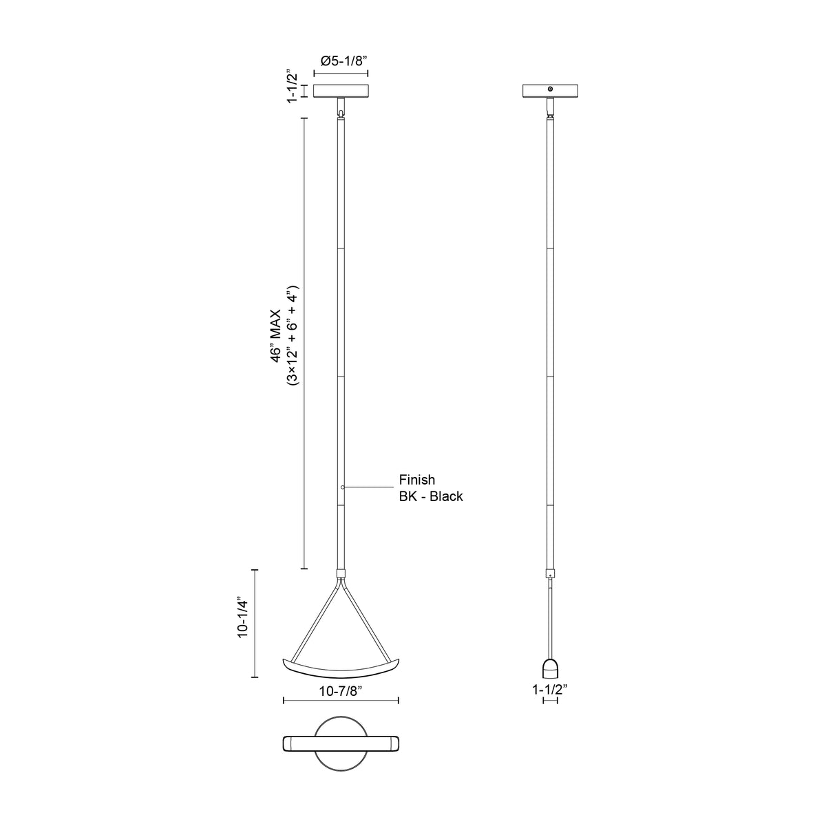 Suspension linéaire Mobil – vue 4