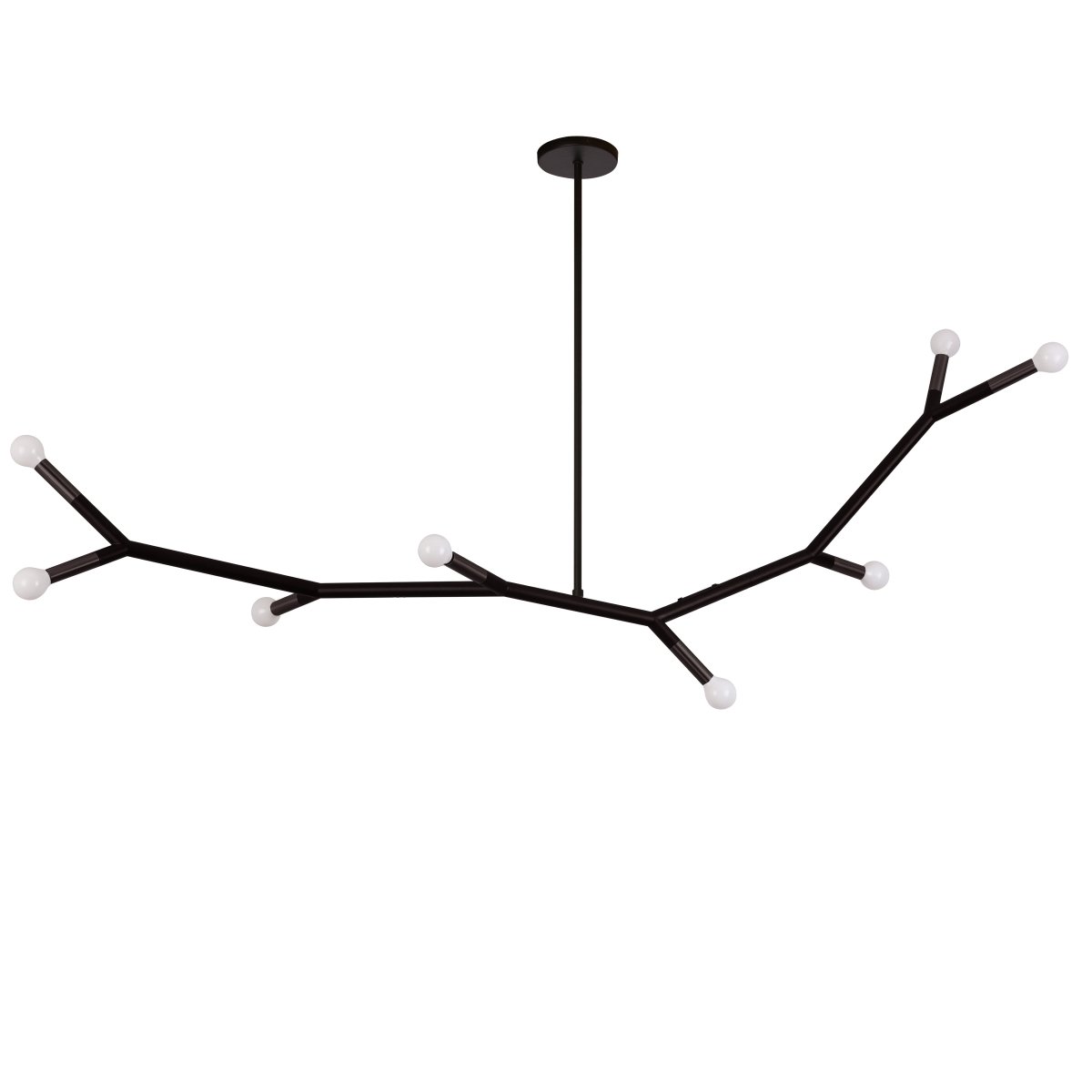 Suspension linéaire Morgan - Noir mat by Dainolite | Luminaires & cie