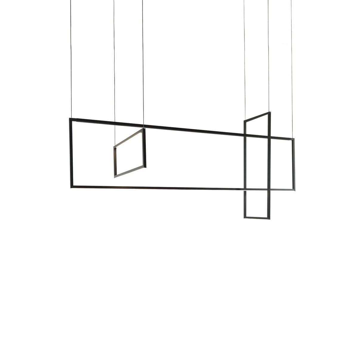Suspension linéaire multiple Arkell Noir – Kuzco Lighting