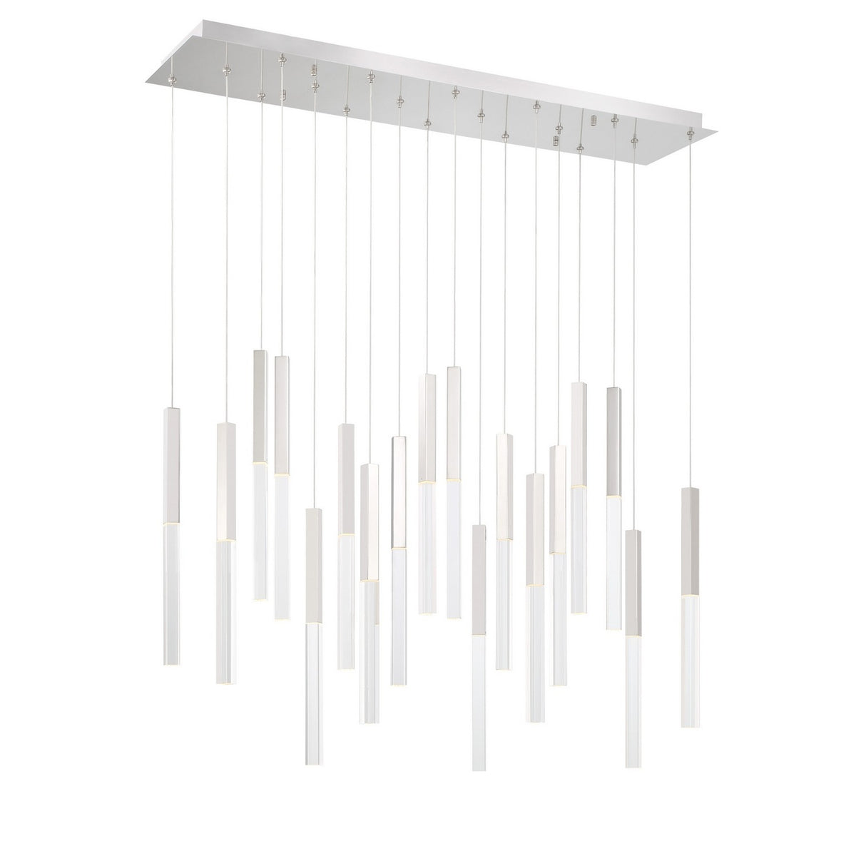 Suspension linéaire multiple Benicio Nickel poli – vue 2