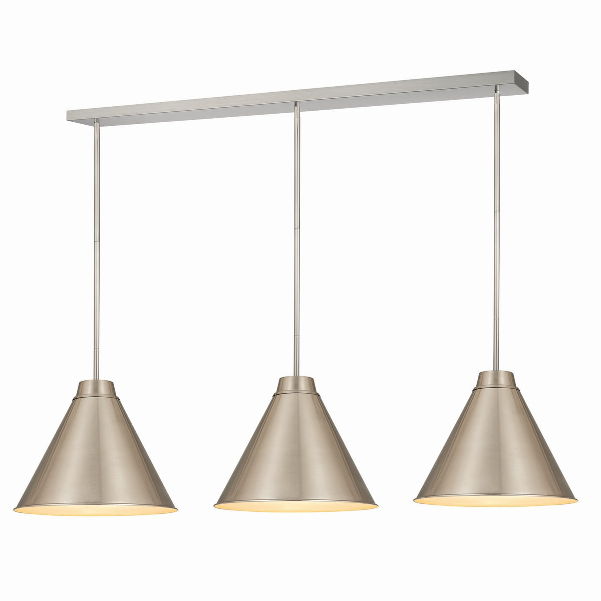Suspension linéaire multiple Eaton Nickel brossé – Z-Lite