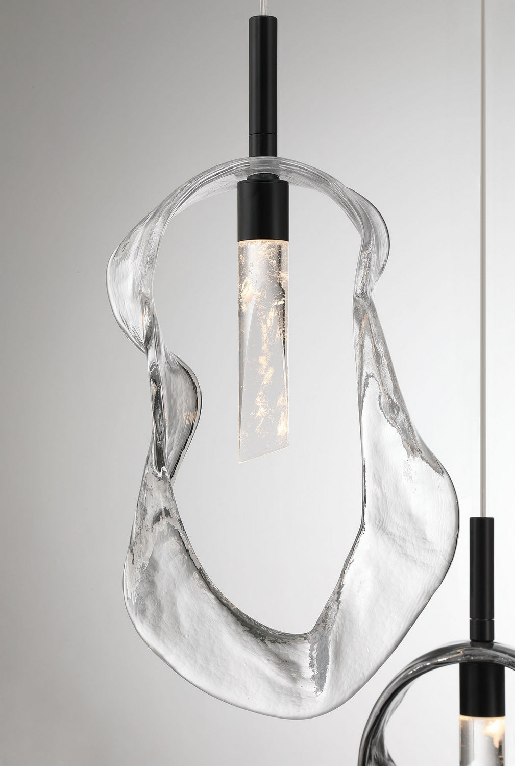 Suspension linéaire multiple Norah Noir mat – vue 7