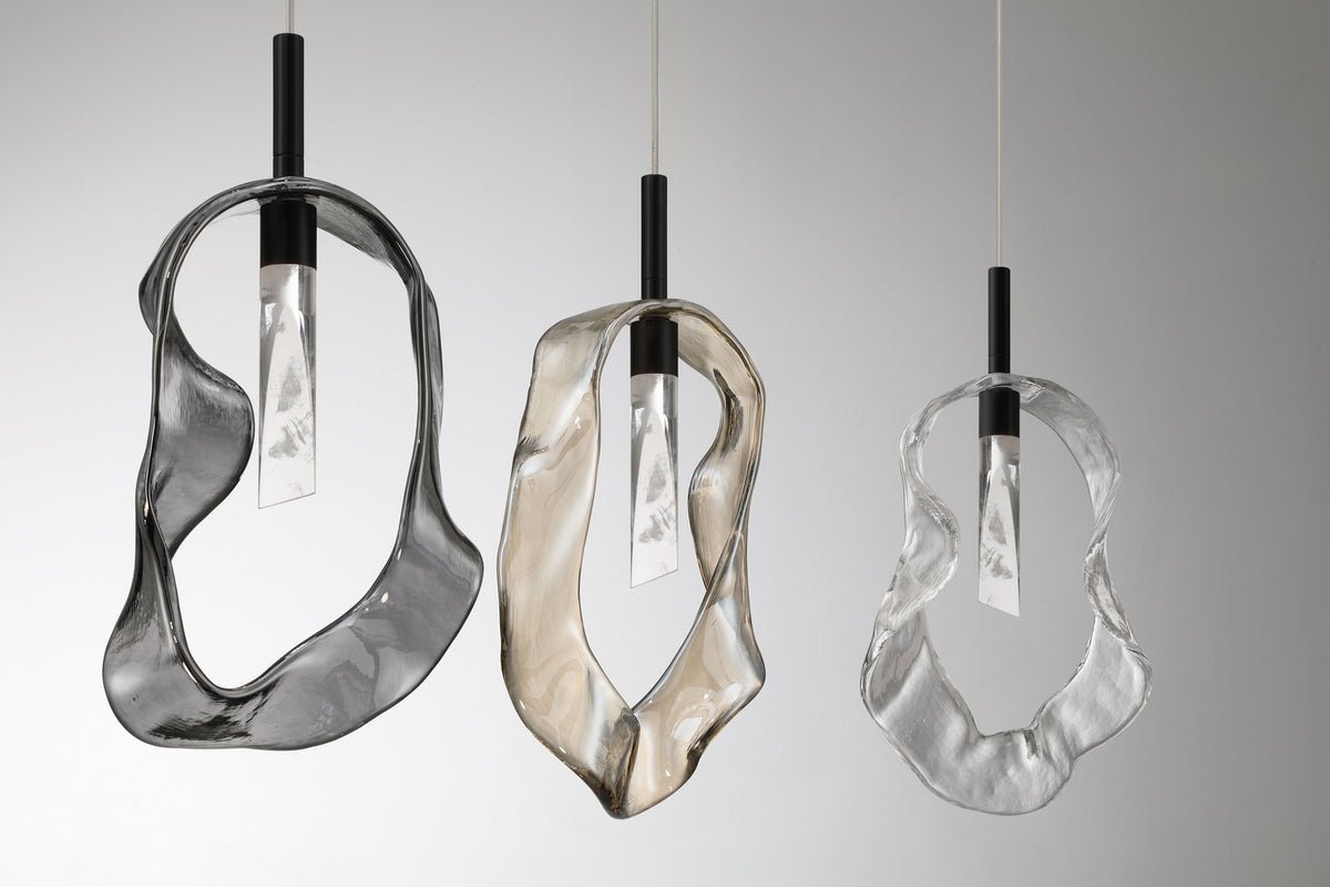 Suspension linéaire multiple Norah Noir mat – vue 9