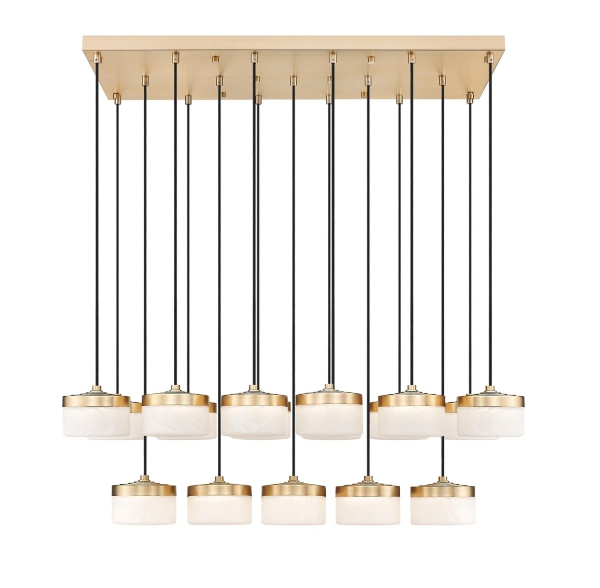 Suspension linéaire multiple Renaud - Or moderne 7 by Z-Lite | Luminaires & cie