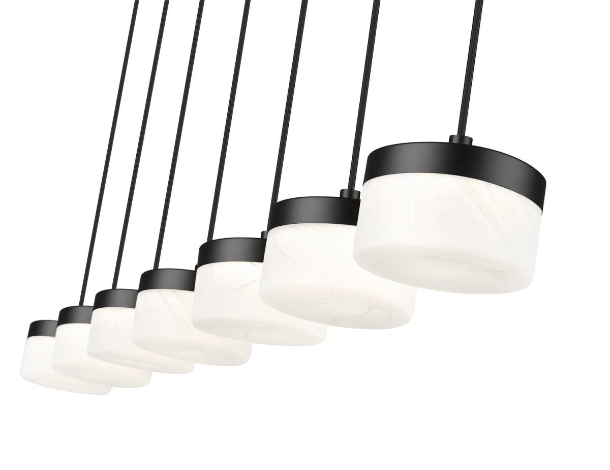 Suspension linéaire multiple Renaud - Or moderne 7 by Z-Lite | Luminaires & cie