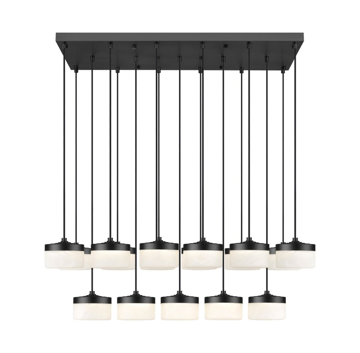Suspension linéaire multiple Renaud - Or moderne 7 by Z-Lite | Luminaires & cie