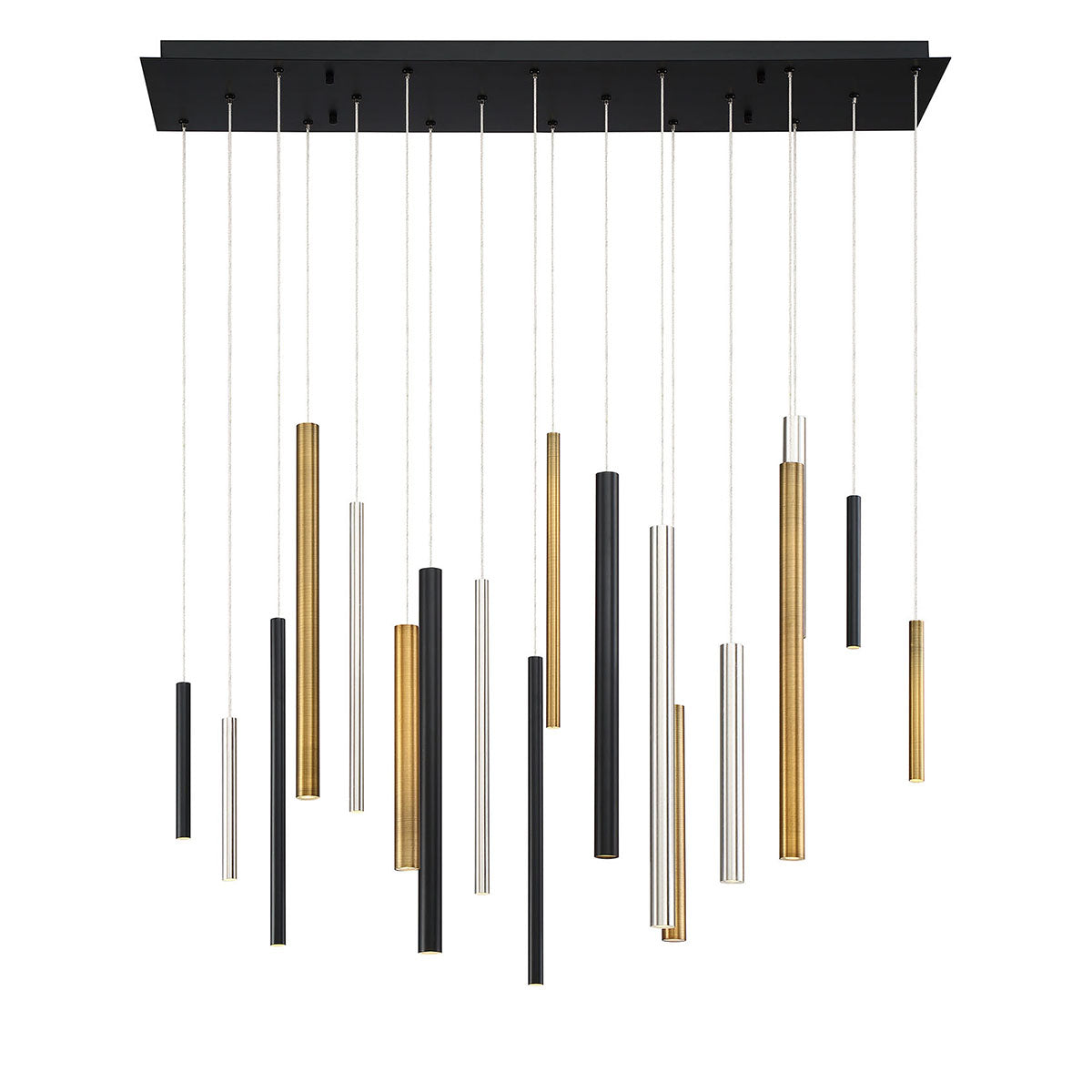 Suspension linéaire multiple Santana Mélange, nombre ampoules 18 – Eurofase