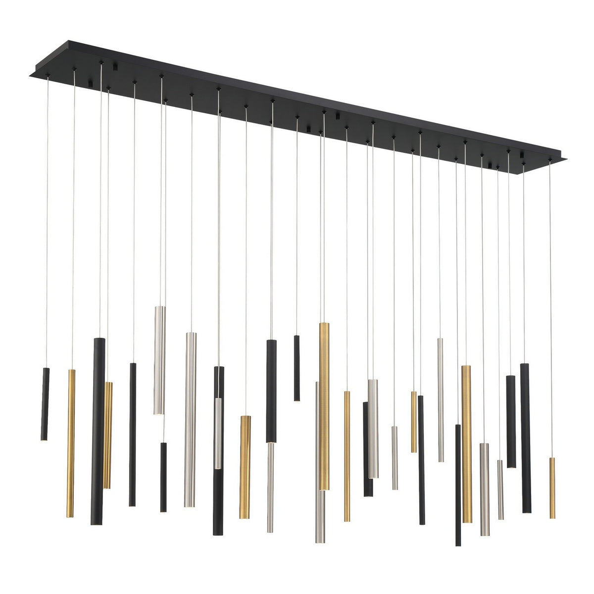 Suspension linéaire multiple Santana Mélange, nombre ampoules 30 – Eurofase