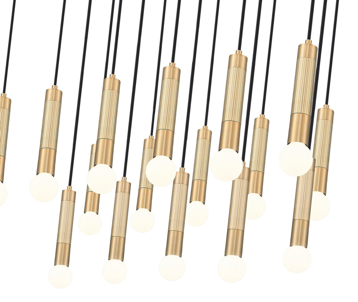 Suspension linéaire multiple Stari Or moderne, nombre ampoules 17 – vue 4