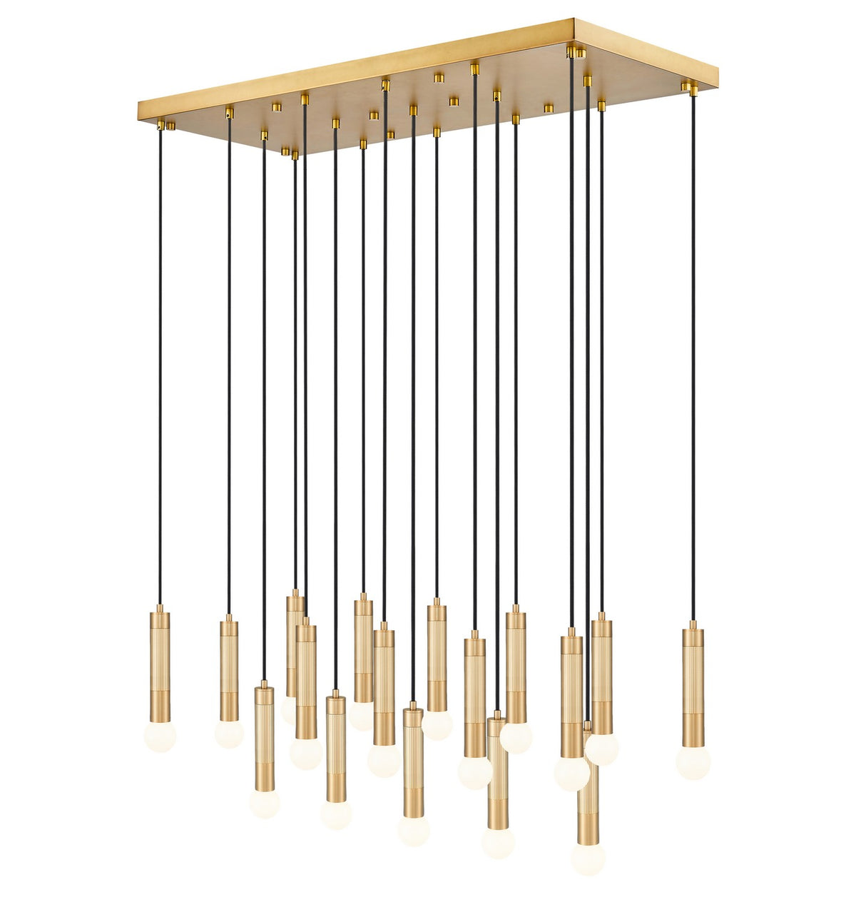 Suspension linéaire multiple Stari Or moderne, nombre ampoules 17 – Z-Lite