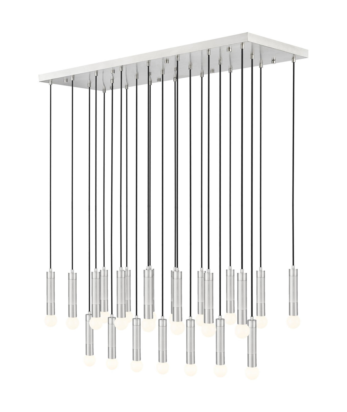 Suspension linéaire multiple Stari Nickel brossé, nombre ampoules 23 – Z-Lite