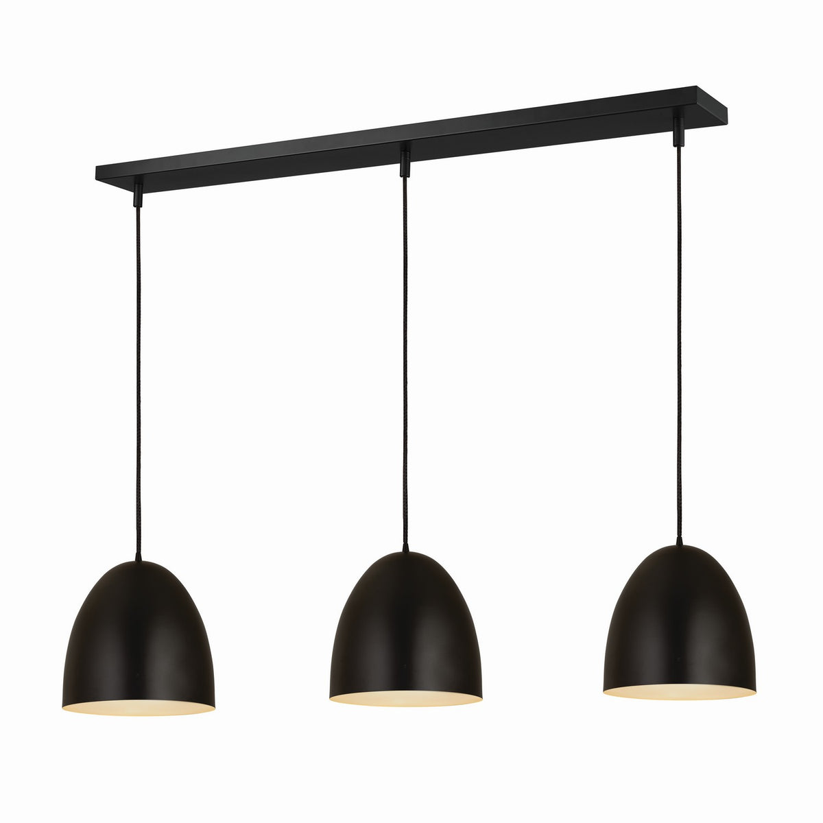 Suspension linéaire multiple Z-Studio Noir satiné – Z-Lite