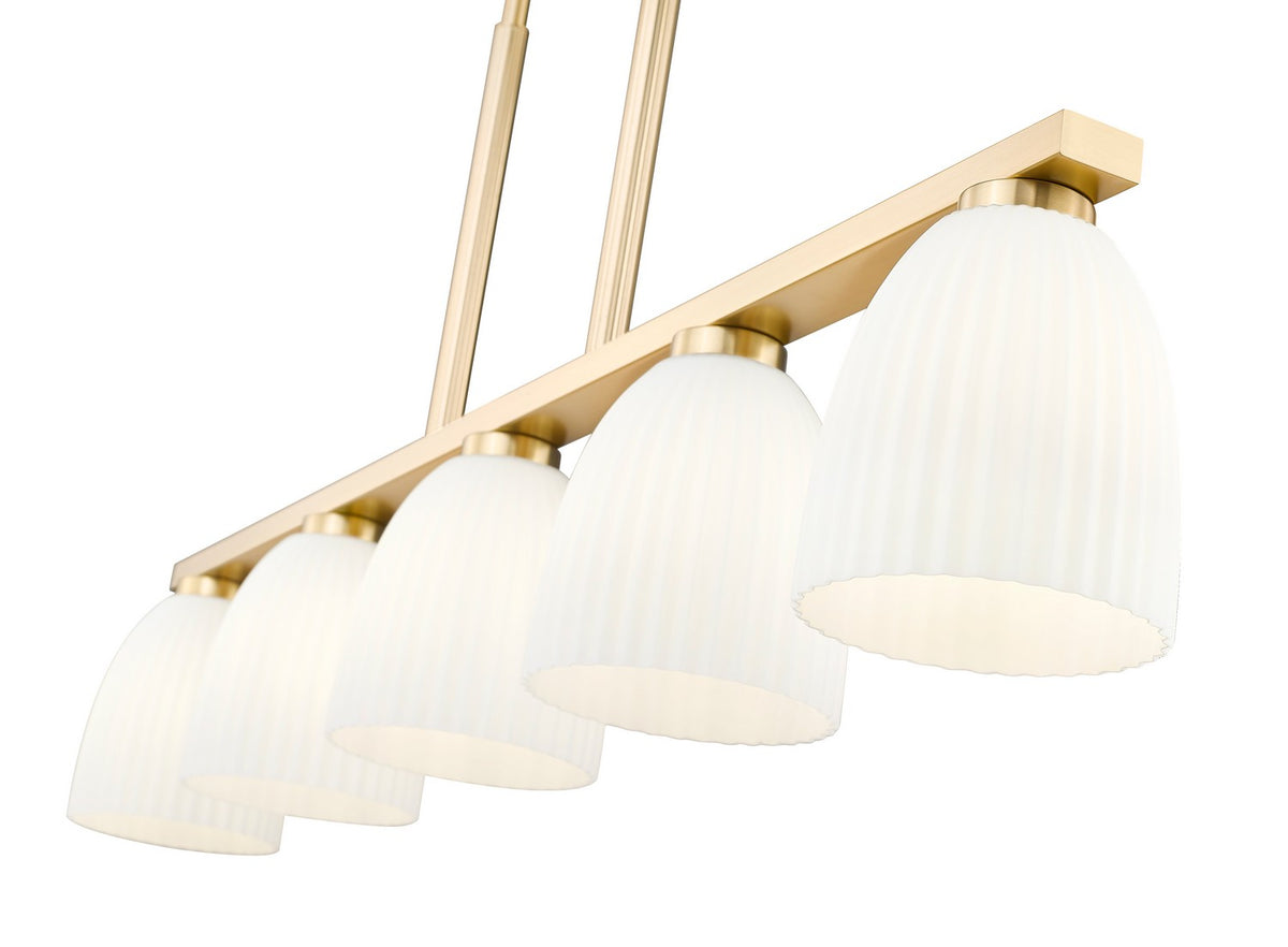 Suspension linéaire Naya Or moderne, 44 1/2" – vue 4