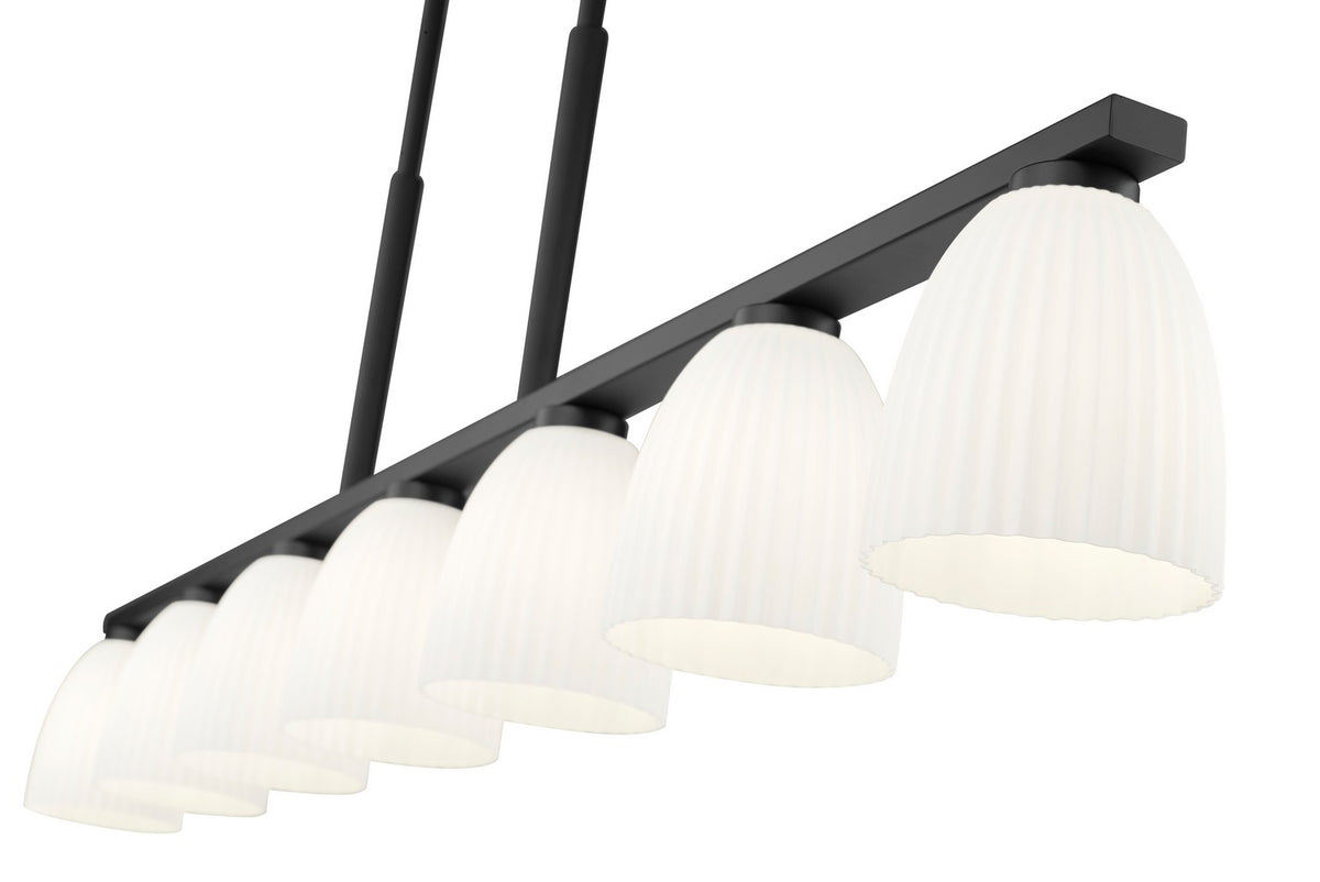 Suspension linéaire Naya Noir mat, 64" – vue 4