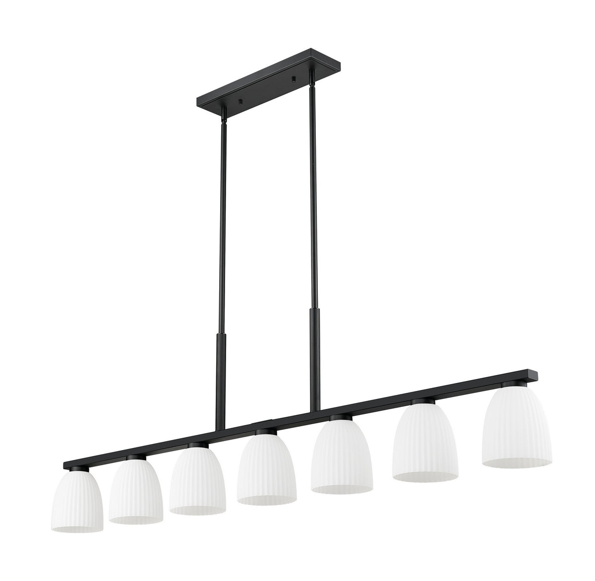 Suspension linéaire Naya Noir mat, 64" – vue 5