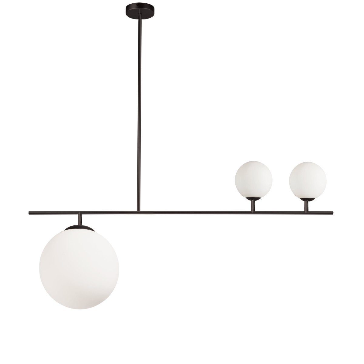 Suspension linéaire Orion - Noir mat by Dainolite | Luminaires & cie