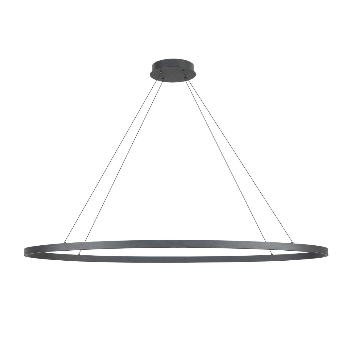 Suspension linéaire Ovale - Noir 53 3/4" by Kuzco Lighting | Luminaires & cie
