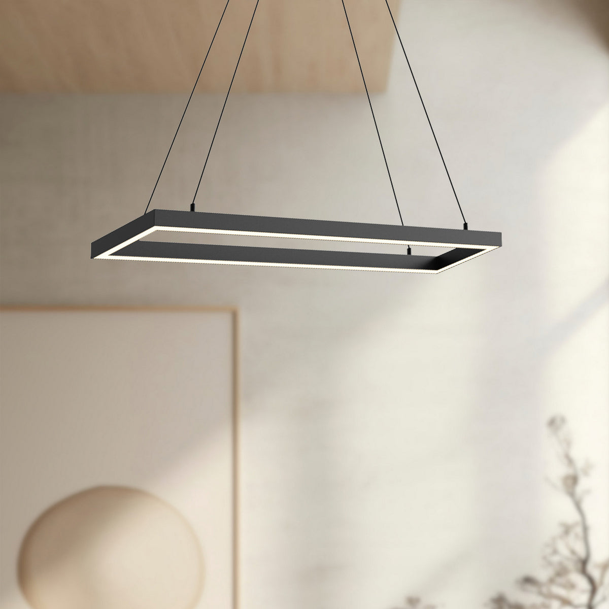 Suspension linéaire Piazza Noir, 5 7/8" – vue 2