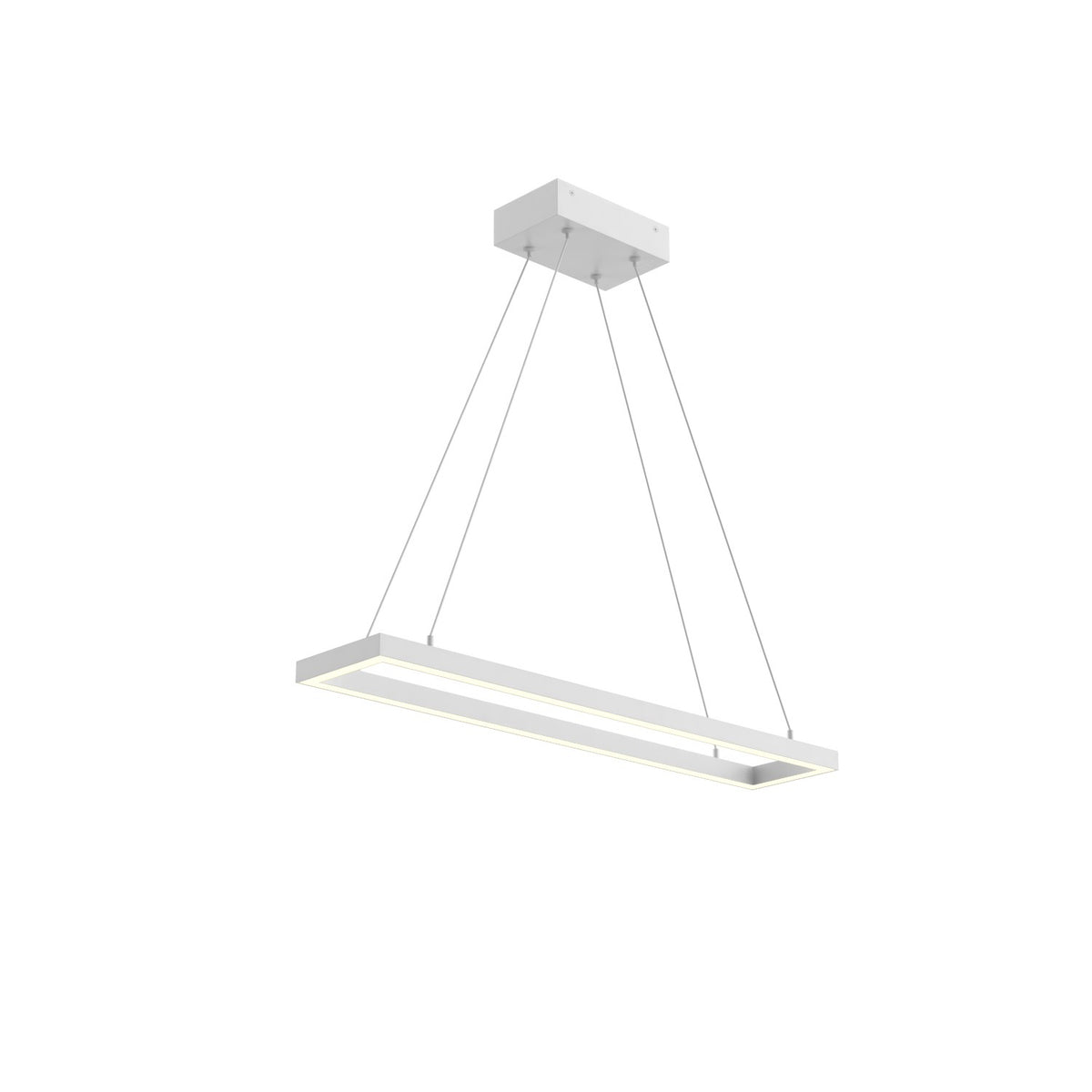 Suspension linéaire Piazza Blanc, 5 7/8" – vue 2