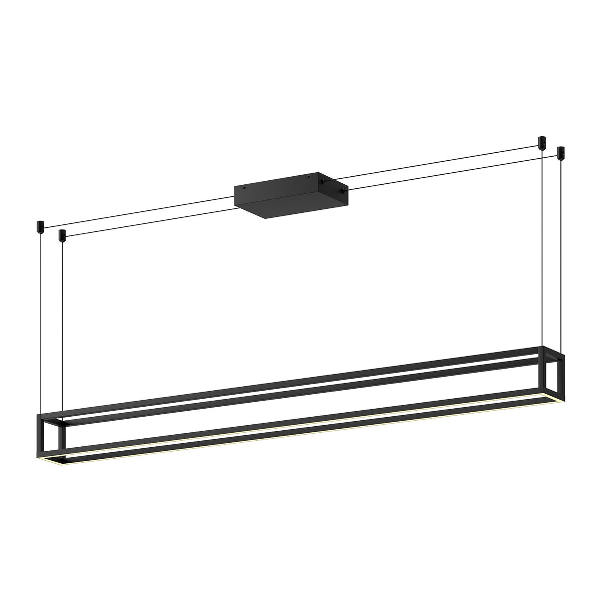 Suspension linéaire Plaza Noir, 59 1/8" – Kuzco Lighting