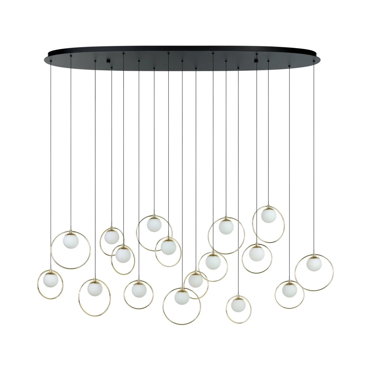 Suspension linéaire Portocolom - 58 1/4" by Eglo | Luminaires & cie