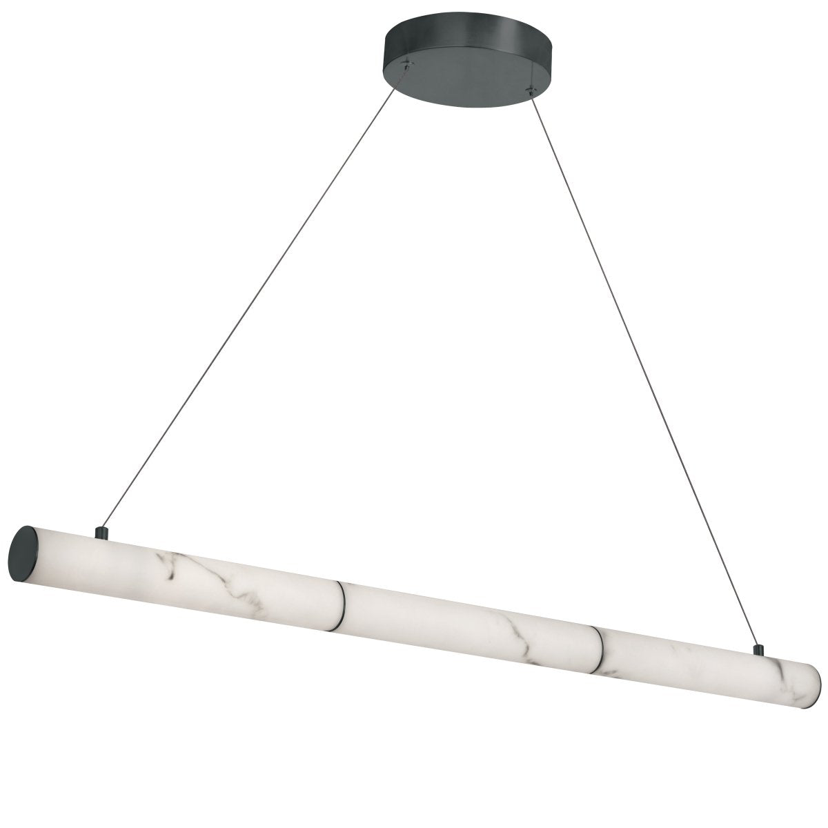 Suspension linéaire Reuben - Noir mat by Dainolite | Luminaires & cie