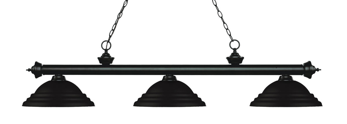 Suspension linéaire Riviera Noir mat, Noir mat, 58 3/4" – Z-Lite