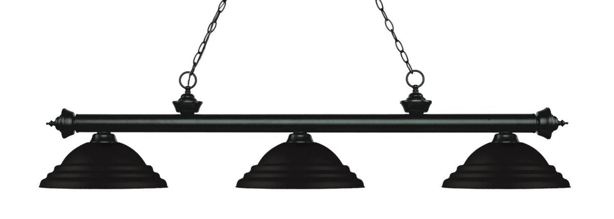 Suspension linéaire Riviera - Noir mat Noir mat 58 3/4" by Z-Lite | Luminaires & cie