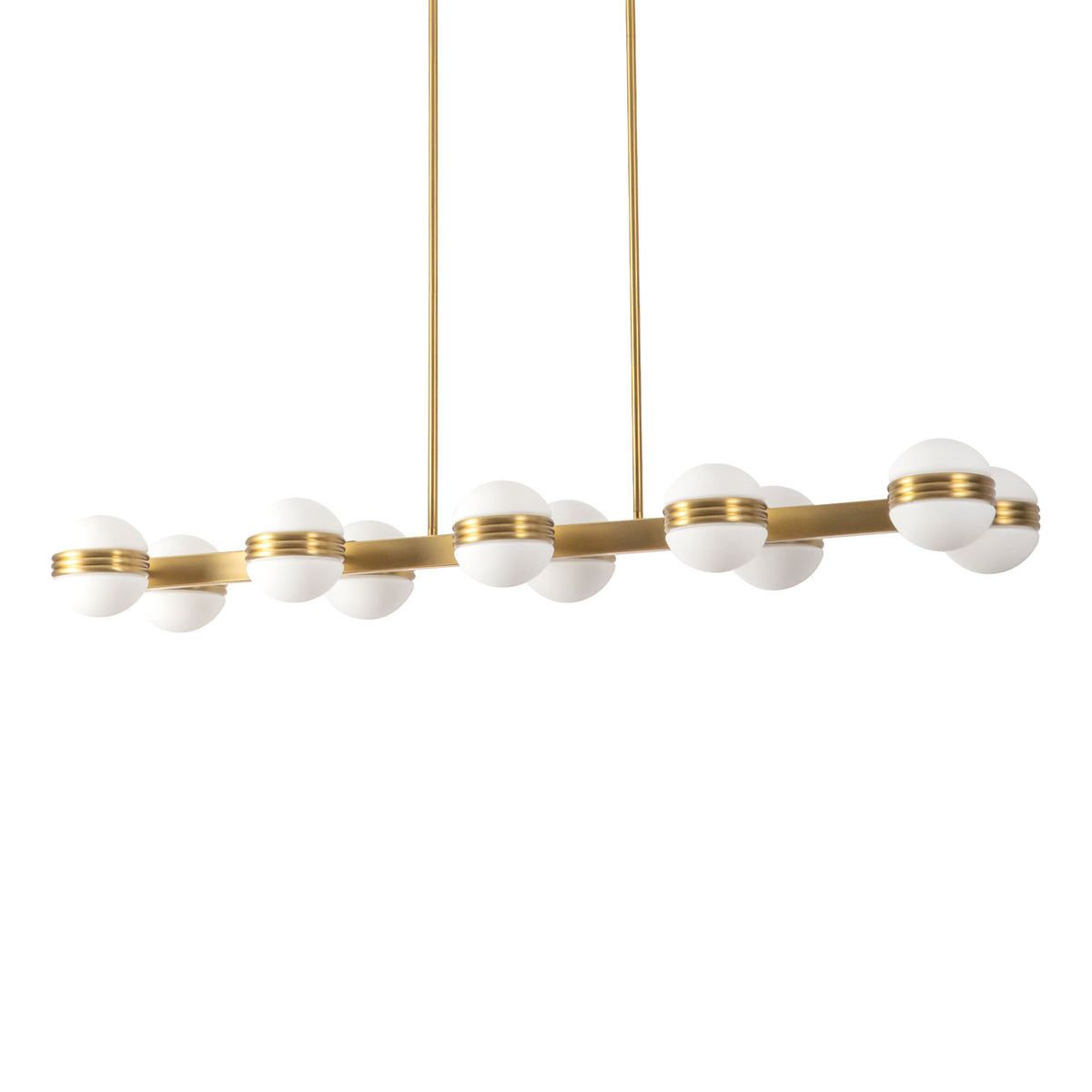 Suspension linéaire Selene Or brossé – vue 3