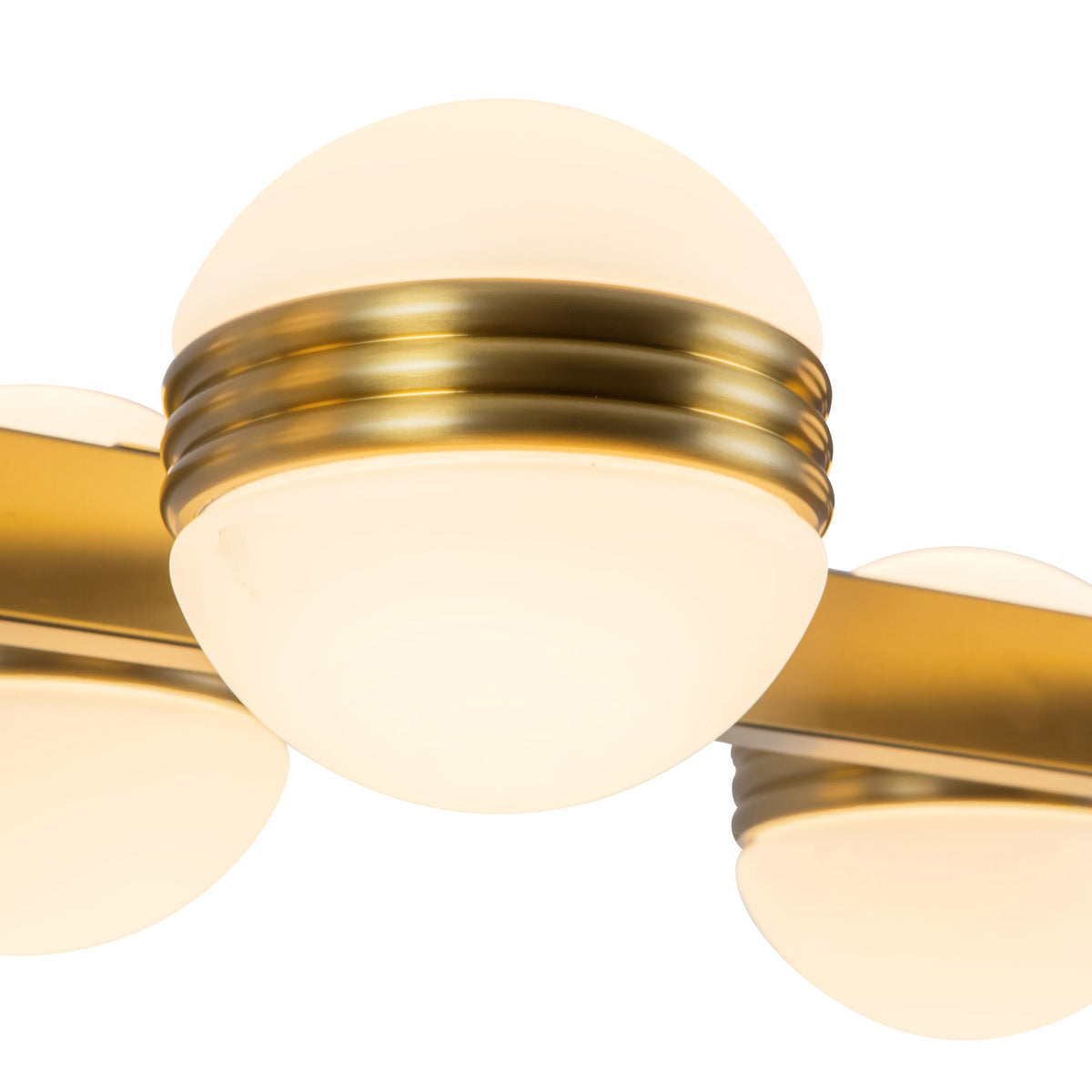 Suspension linéaire Selene Or brossé – vue 4